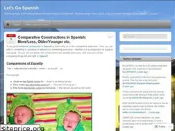 Sites similar to letsgospanish.wordpress.com