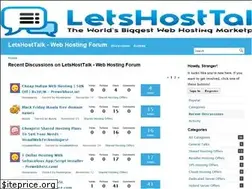 Sites similar to letshosttalk.com