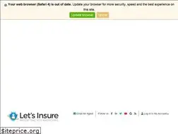 Sites similar to letsinsure.org