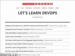 Sites similar to letslearndevops.com
