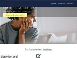 Sites similar to letsleep.de