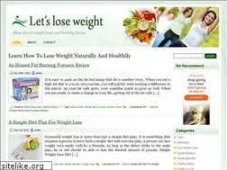 Sites similar to letsloseweight.net