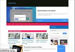 Sites similar to letslyrics.com