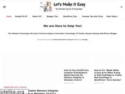 Sites similar to letsmakeiteasy.tech