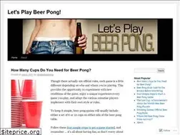 Sites similar to letsplaybeerpong.wordpress.com