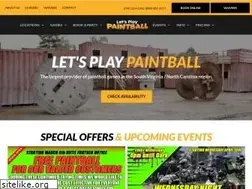 Sites similar to letsplaypaintball.com