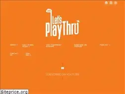 Sites similar to letsplaythru.com