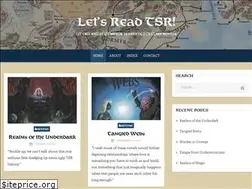 Sites similar to letsreadtsr.com