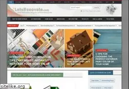Sites similar to letsrenovate.com