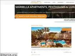 Sites similar to letsrentmarbella.com
