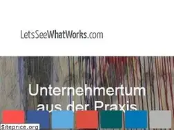 Sites similar to letsseewhatworks.com