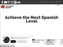 Sites similar to letsspeakspanish.com