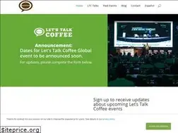 Sites similar to letstalkcoffee.org