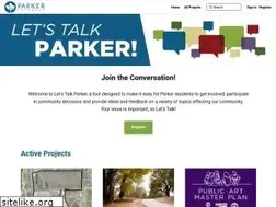 Sites similar to letstalkparker.org
