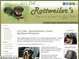 Sites similar to letstalkrottweilers.com