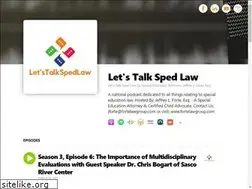 Sites similar to letstalkspedlaw.com