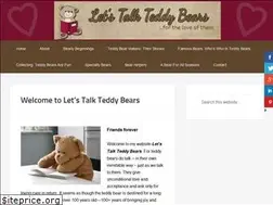 Sites similar to letstalkteddybears.com