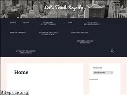 Sites similar to letsteachroyalty.com