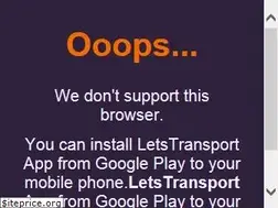 Sites similar to letstransport.in