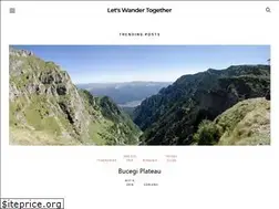 Sites similar to letswandertogether.com