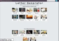 Sites similar to letter-generator.org.uk