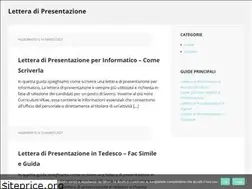 Sites similar to letteradipresentazione.net