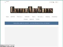 Sites similar to letterartgifts.com
