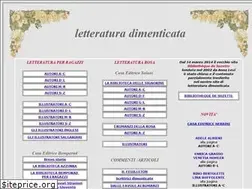Sites similar to letteraturadimenticata.it