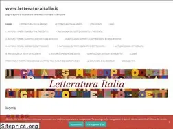 Sites similar to letteraturaitalia.it