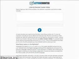 Sites similar to lettercounter.github.io