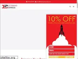 Sites similar to letteringexpressok.com