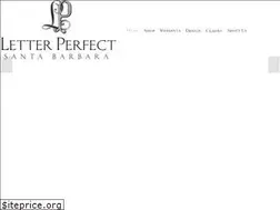 Sites similar to letterperfectsantabarbara.com