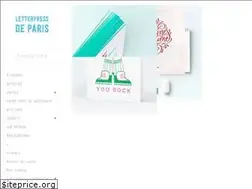 Sites similar to letterpressdeparis.com