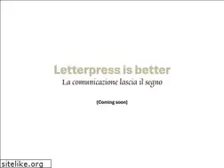 Sites similar to letterpressisbetter.com