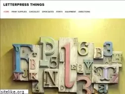 Sites similar to letterpressthings.com