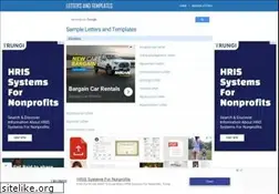Sites similar to lettersandtemplates.com
