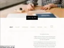 Sites similar to lettersbyellen.com
