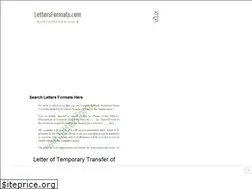 Sites similar to lettersformats.com