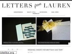 Sites similar to lettersfromlauren.com