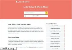 Sites similar to lettersolver.com