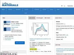 Sites similar to lettersonmaterials.com