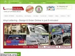 Sites similar to letterstickers.com.au