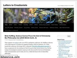 Sites similar to letterstocreationists.wordpress.com
