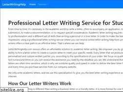 Sites similar to letterwritinghelp.com