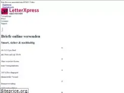 Sites similar to letterxpress.de