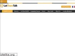Sites similar to letthemtalk.com