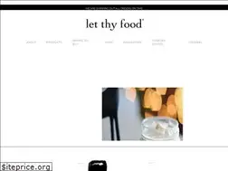 Sites similar to letthyfood.com