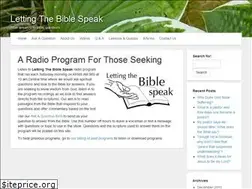 Sites similar to lettingthebiblespeak.com