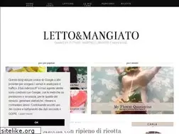 Sites similar to lettoemangiato.blogspot.com