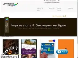 Sites similar to lettragesalain.com